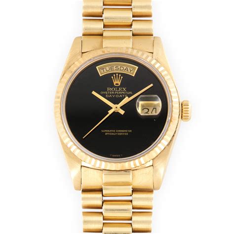 rolex yellow dial price|rolex day date onyx dial.